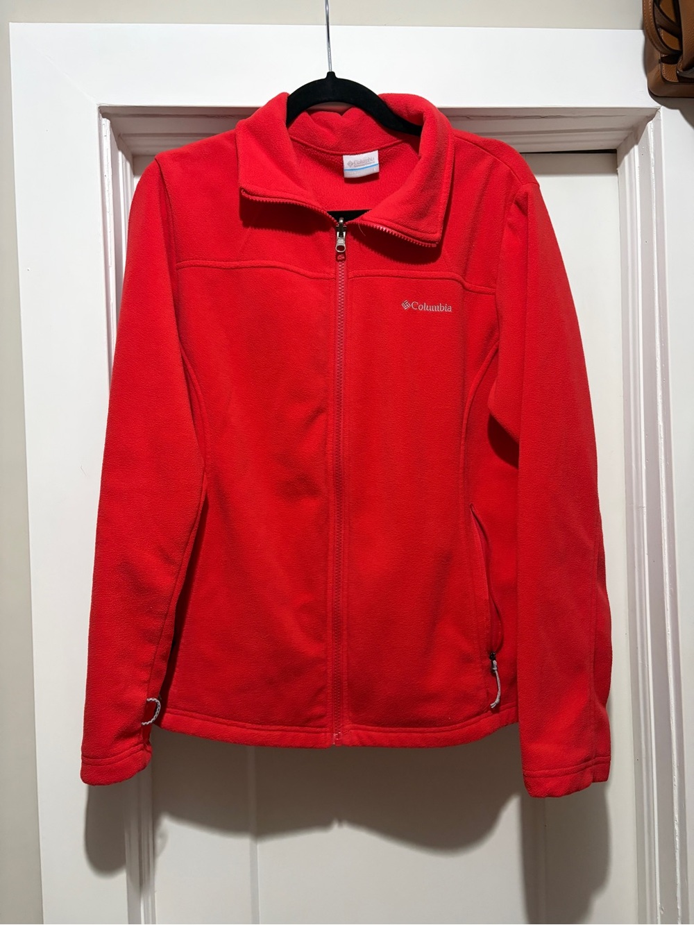 Columbia Women’s Red Full-Zip Fleece Jacket